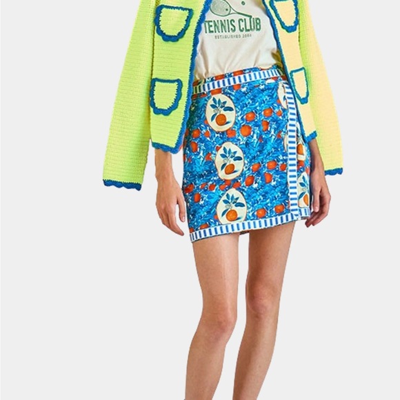 Hunter Bell Orange Grove Powell Skirt size 6 NWT - Picture 3 of 8